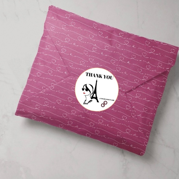 Thank you Stickers  / Thank You STICKERS  Finish gloss - Picture 3 of 10